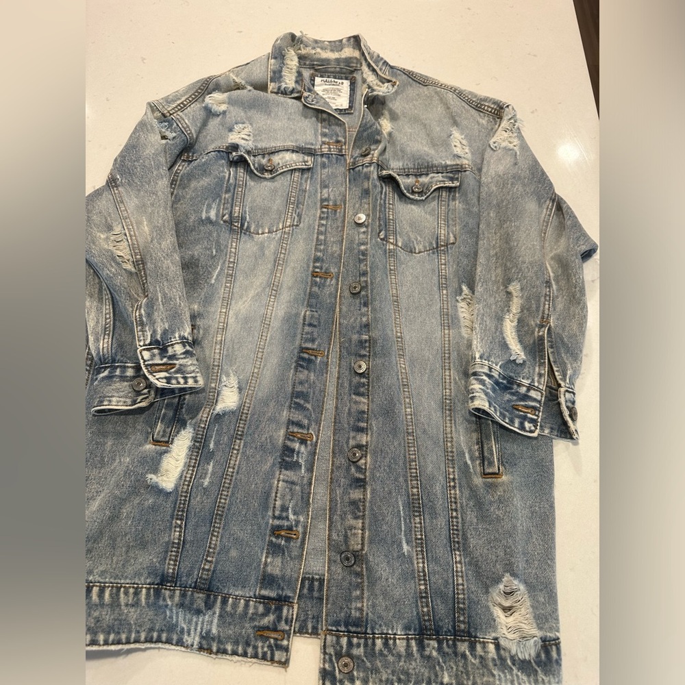 Pull&bear women Jean jacket boyfriend style